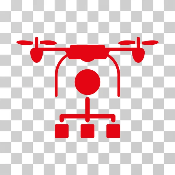 Drone Distribution Vector Icon — Stock Vector