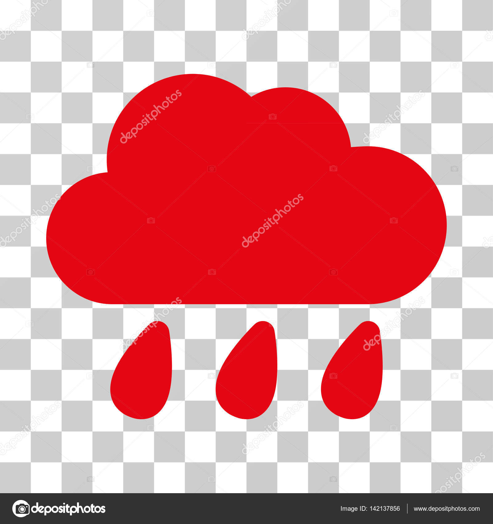 Regenwolken Symbol Vektorgrafik Lizenzfreie Grafiken C Ahasoft 142137856 Depositphotos
