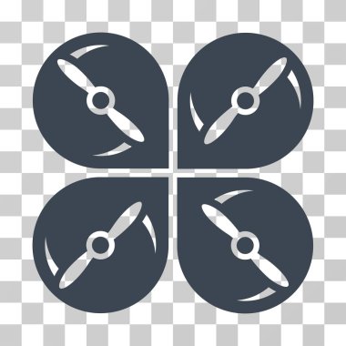 Airdrone vida döndürme vektör simgesi