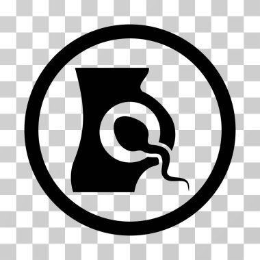 Suni tohumlama vektör simgesi