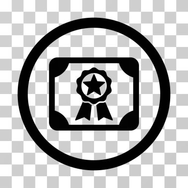 Ödülü Diploma vektör simgesi