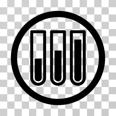 Kan testi tüpler vektör simgesi