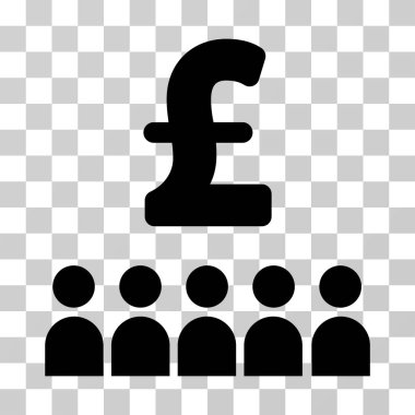 İngiliz iş eğitim vektör simgesi