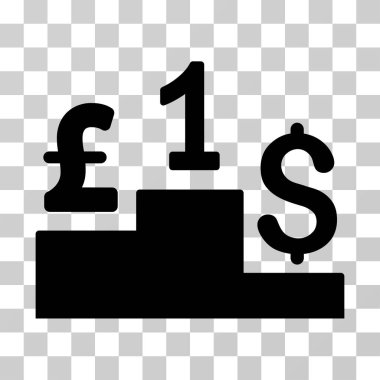 Doları Lirası rekabet vektör simgesi