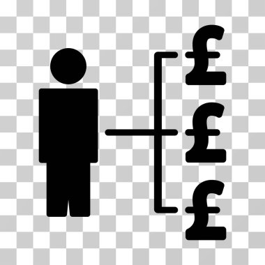 Kişi Lirası ödemeler vektör simgesi