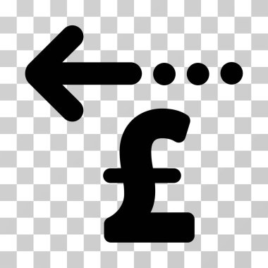 Lirası vektör simge iade