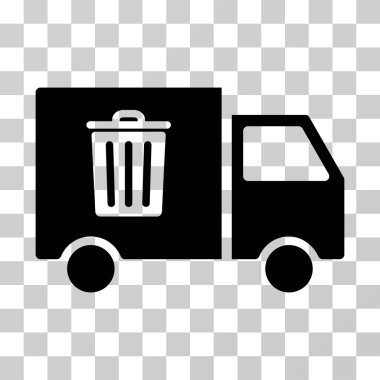 Çöp taşıma Van vektör simgesi