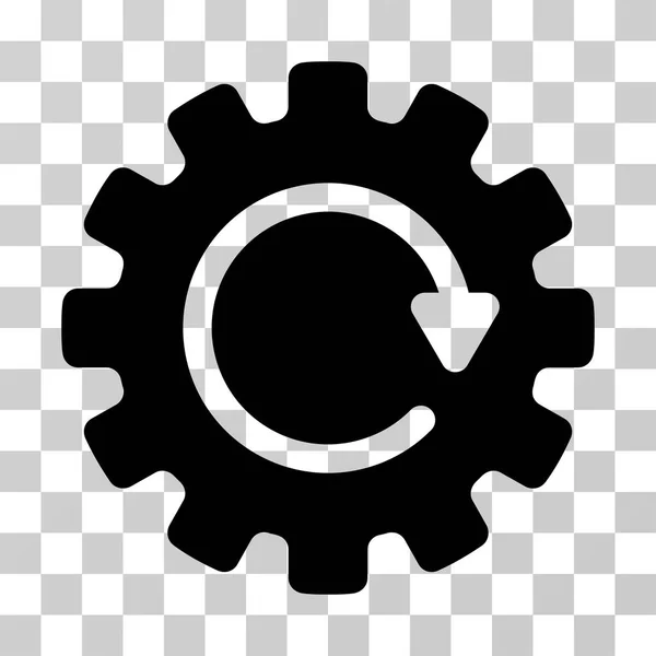 Gearwheel Rotation Vector Icon — Stock Vector