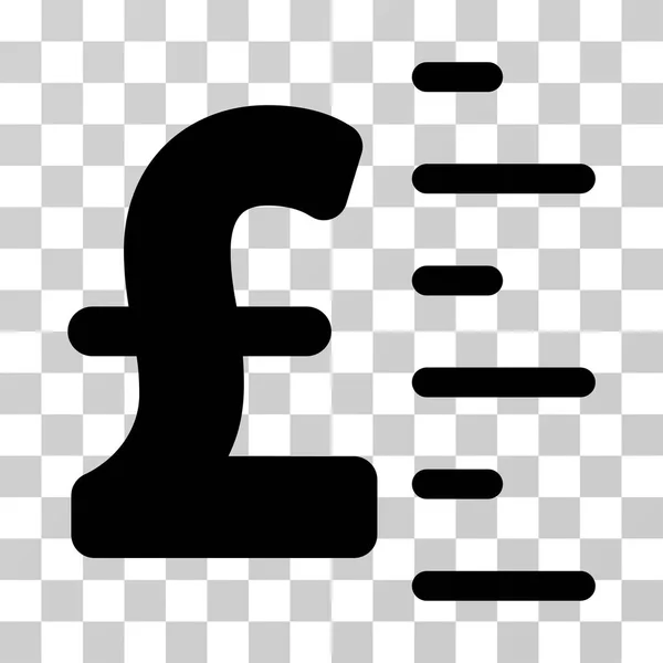 Pound Value Vector Icon — Stock Vector