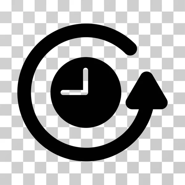 Restaurar icono de vector de reloj — Archivo Imágenes Vectoriales