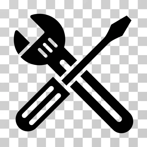 Spanner y destornillador Vector icono — Vector de stock