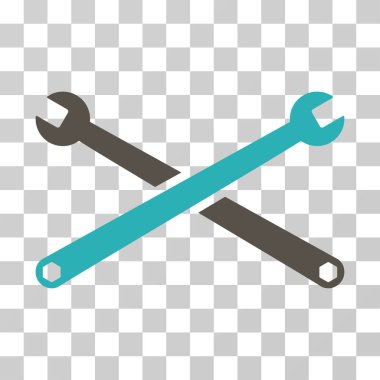 İngiliz anahtarları vektör simgesi