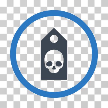 Ölüm kupon vektör simgesi