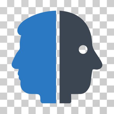 Çift yüzlü vektör simgesi