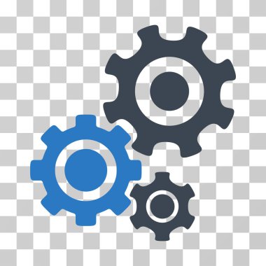 Dişli mekanizması vektör simgesi