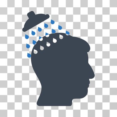 Kafa duş vektör simgesi