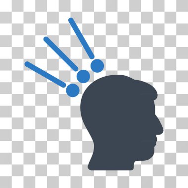 Kafa bağlayıcılar vektör simge Test