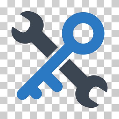 Anahtar araçlar vektör simgesi