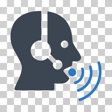 Ses dalgaları vektör simge konuşmak işleç