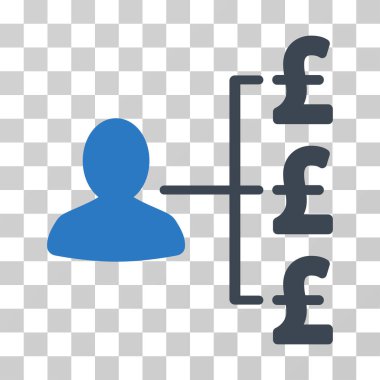 Lirası mükellefi ilişkiler vektör simgesi