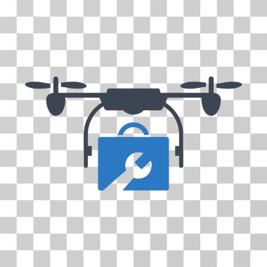 Hizmet dron vektör simgesi