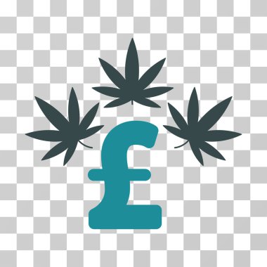 Esrar Lirası iş vektör simgesi