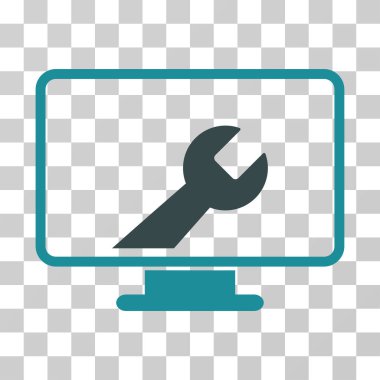 Masaüstü seçeneklerini vektör simgesi