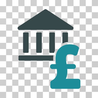 Lirası banka vektör simgesi