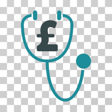 Lirası sağlık vektör simgesi