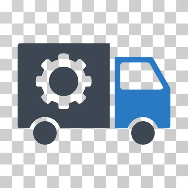 Gear Tools Delivery Car Vector Icon — Stock Vector