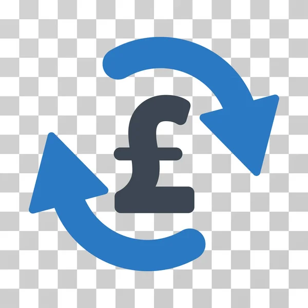 Refresh Pound Balance Vector Icon — Stock Vector