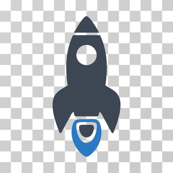Vektor-Symbol für Weltraumraketen — Stockvektor
