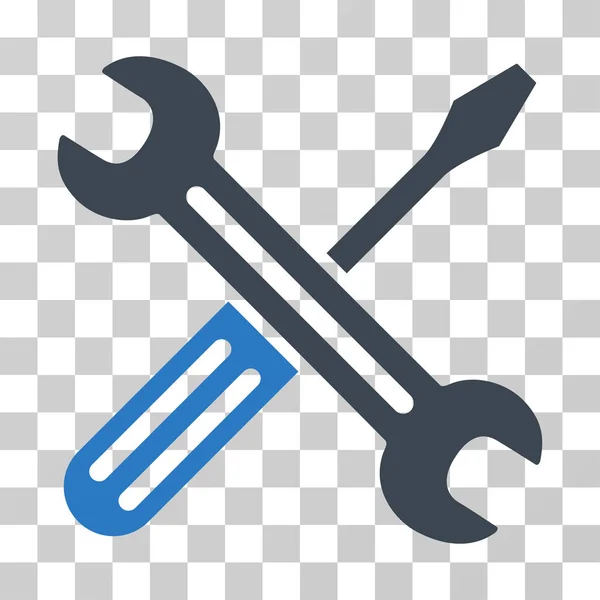 Spanner y destornillador Vector icono — Archivo Imágenes Vectoriales