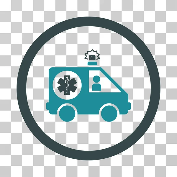 Icono de vector de coche ambulancia — Vector de stock