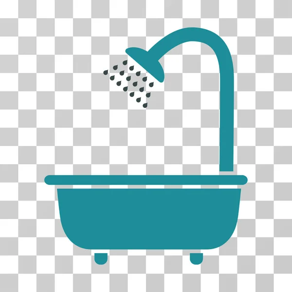 Fürdő zuhanyzó Vector Icon — Stock Vector
