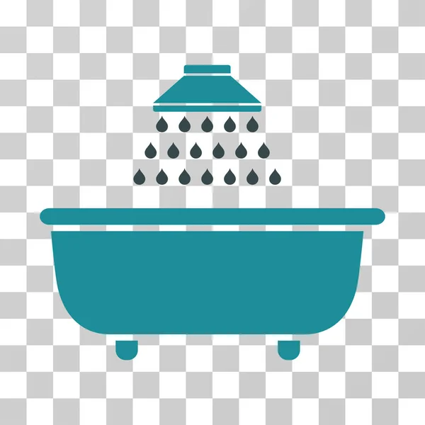 Bath Shower Vector Icon — Stock Vector