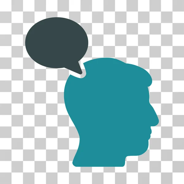 Person Opinion Vector Icon — Stock Vector