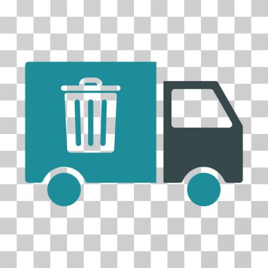 Çöp taşıma Van vektör simgesi