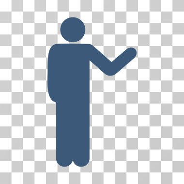 Konuşan adam vektör simgesi