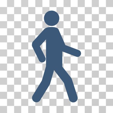 Yürüyen adam vektör simgesi