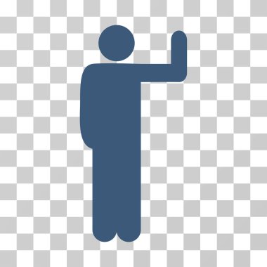 Oy poz vektör simgesi