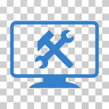 Masaüstü ayarları vektör simgesi