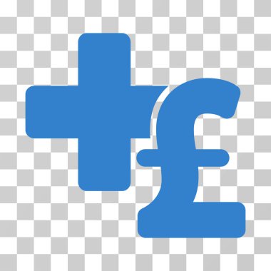 Tıbbi Lirası iş vektör simgesi