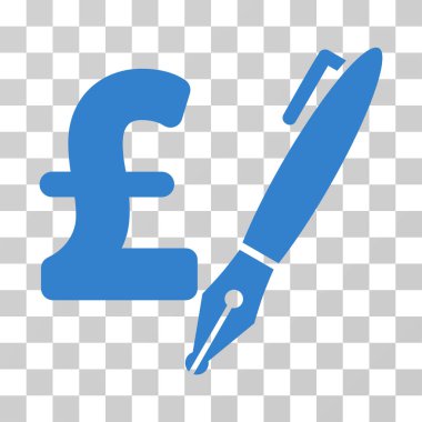 Kalem Lirası fiyat vektör simgesi