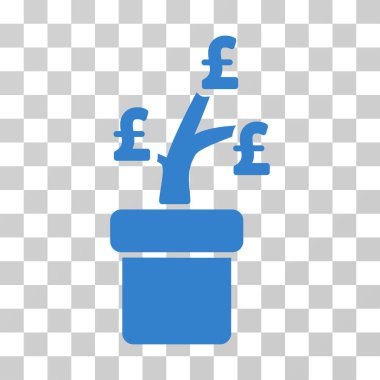 Lirası iş proje bitki vektör simgesi