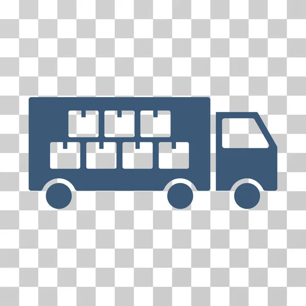 Goods Transportation Truck Vector Icon — Stock Vector