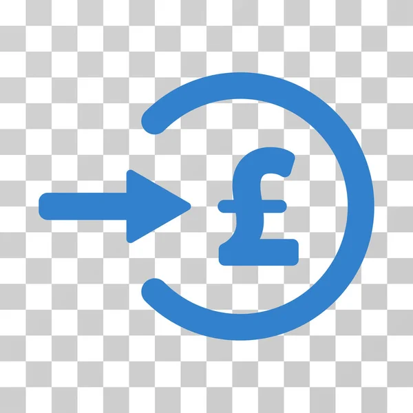 Pound Income Vector Icon — Stock Vector