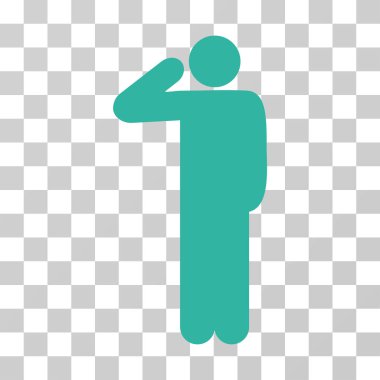 Selam poz vektör simgesi