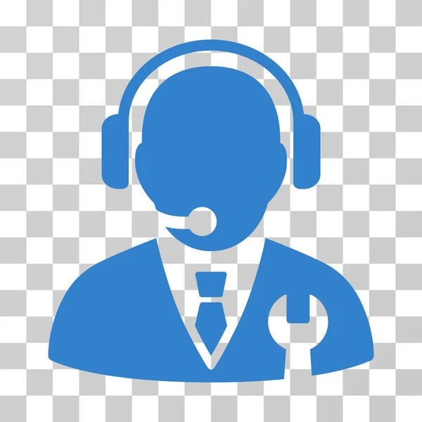 Service Manager Vector Icon — Stock Vector