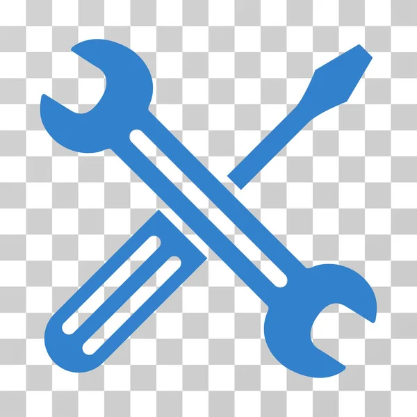 Spanner y destornillador Vector icono — Archivo Imágenes Vectoriales